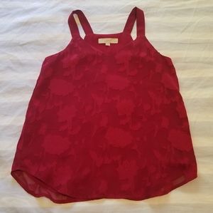 NWOT Loft floral tank top